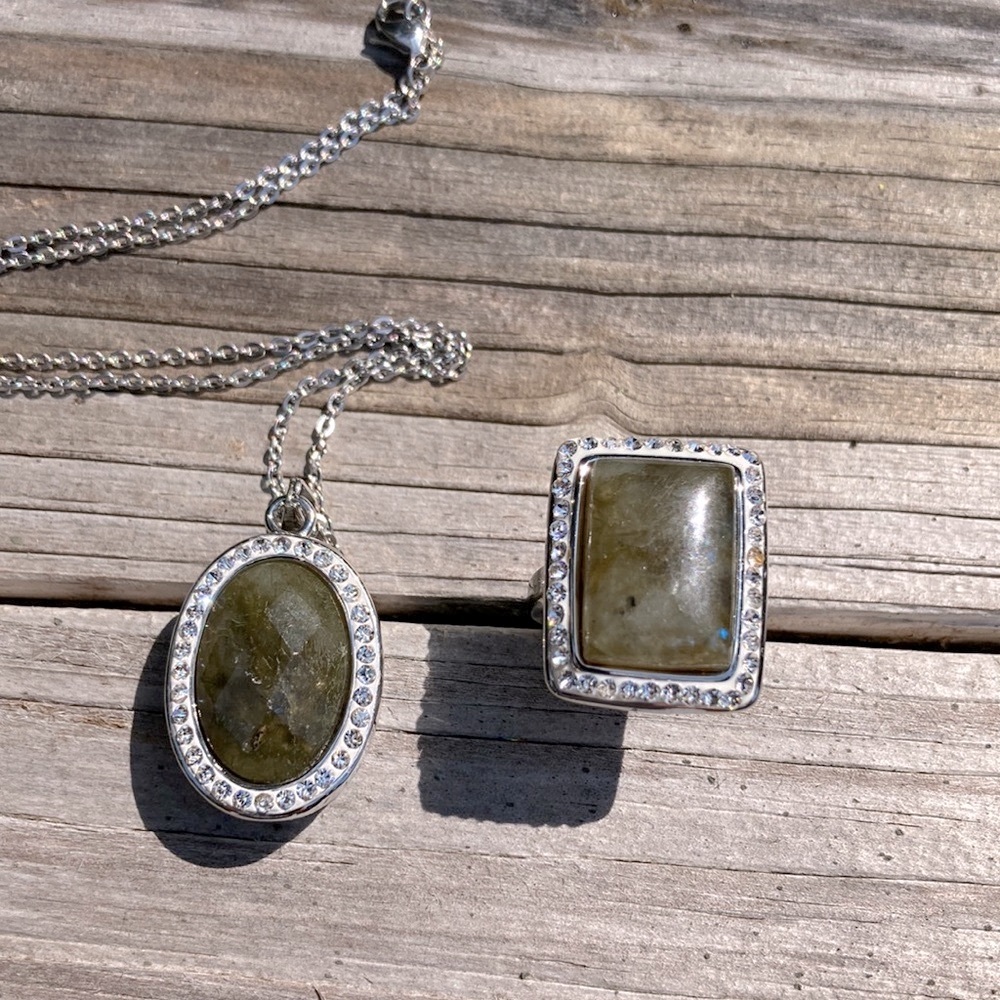 Dark Labradorite Set